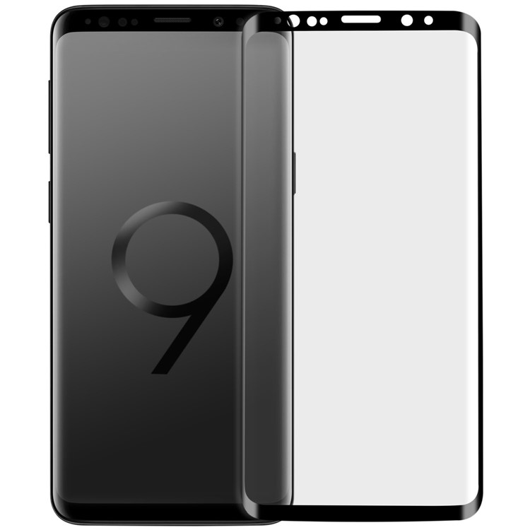 MOMAX 0.3mm 3D Voller Abdeckung Anti-Explosion Gehärtetem Glas Film Für Samsung Galaxy S9 SM-G960 - Schwarz-1