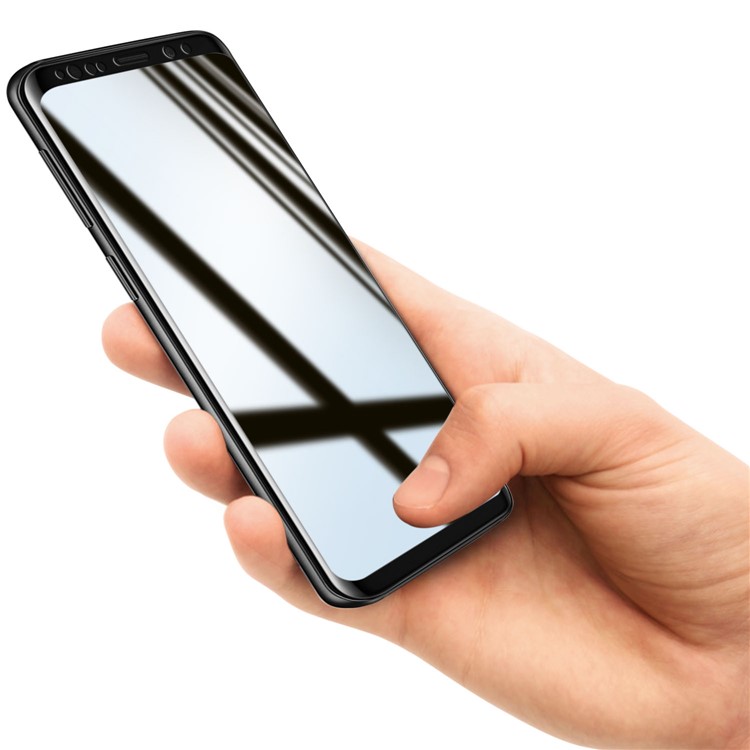 MOMAX 0.3mm 3D Voller Abdeckung Anti-Explosion Gehärtetem Glas Film Für Samsung Galaxy S9 SM-G960 - Schwarz-6
