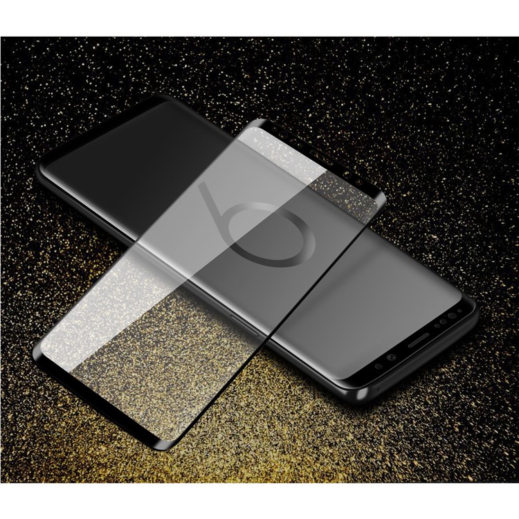 MOMAX 0.3mm 3D Voller Abdeckung Anti-Explosion Gehärtetem Glas Film Für Samsung Galaxy S9 SM-G960 - Schwarz-7