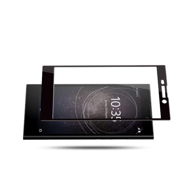 MOCOLO Silk Print Arc Edge Full Coverage Tempered Glass Screen Protector for Sony Xperia L2 - Black-4