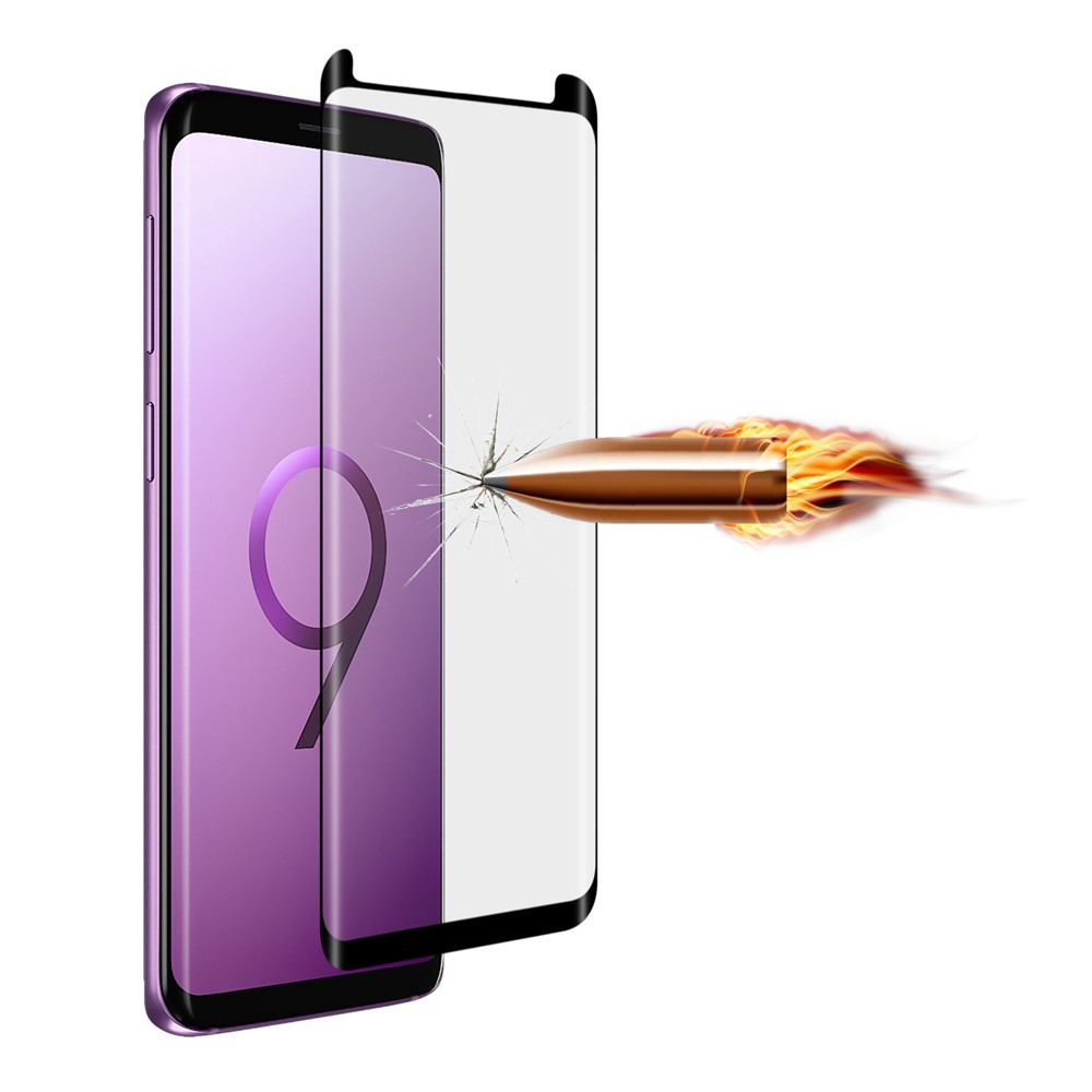 ANGIBABE 0.26mm Silk Printing Voll Mobilen Gehärtetem Glas Schutz Für Samsung Galaxy S9 G960-5