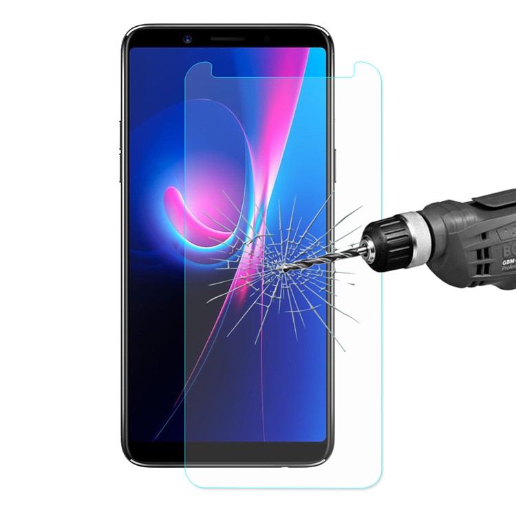 ENKAY for Oppo A79 0.26mm 9H Tempered Glass Screen Protector Film 2.5D Arc Edge-3