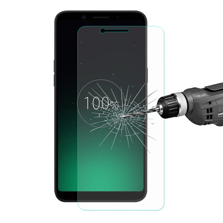 ENKAY for Oppo A83 0.26mm 9H Tempered Glass Screen Protector Film 2.5D Arc Edge-3