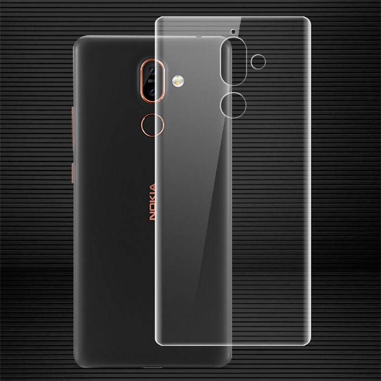IMAK Soft Clearer Hydrogel Film II for Nokia 7 plus Full Coverage Back Protector Film-1