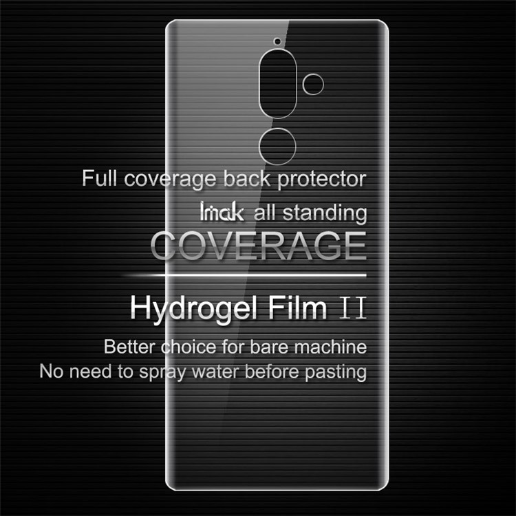 IMAK Soft Clearer Hydrogel Film II for Nokia 7 plus Full Coverage Back Protector Film-2