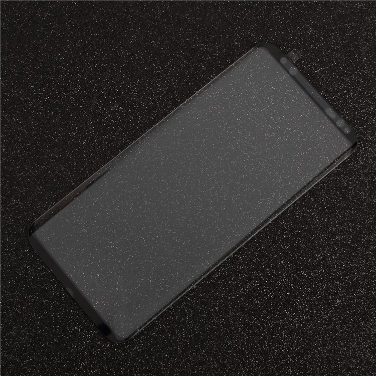 Full Size Tempered Glass Screen Guard Flim for Samsung Galaxy S9 SM-G960 - Black-2