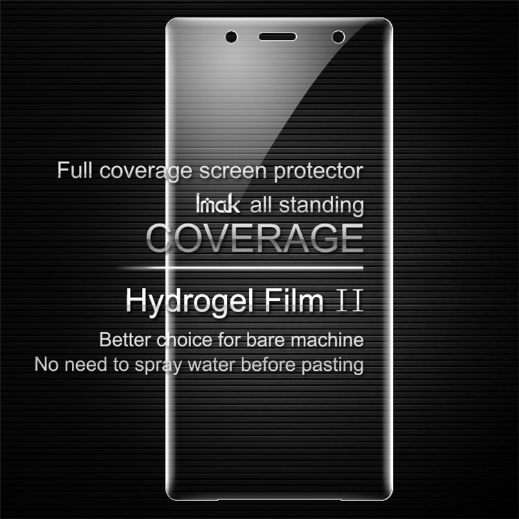 IMAK Soft Clearer Hydrogel Film II Full Cover Front Screen Protector Guard Film for Sony Xperia XZ2 Compact-2