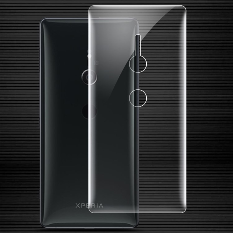 IMAK Weicher Reiniger Hydrogel Film II Vollabdeckung Rückenprotektor Schutzfolie Für Sony Xperia XZ2-1