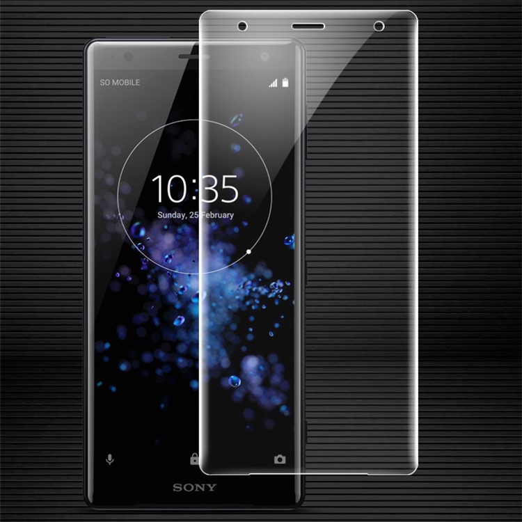 IMAK Weicher Reiniger Hydrogel Film II Für Sony Xperia XZ2 Vollschutzfolie Frontschutzfolie-1