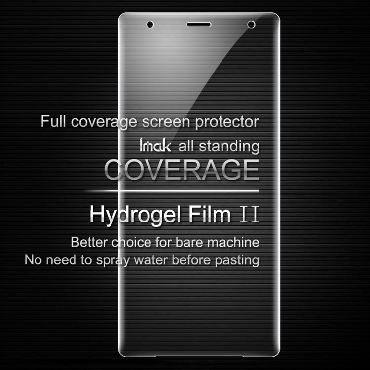IMAK Weicher Reiniger Hydrogel Film II Für Sony Xperia XZ2 Vollschutzfolie Frontschutzfolie-2