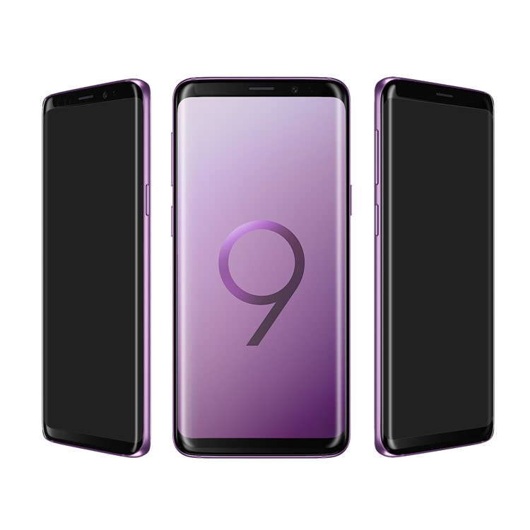 ANGIBABE Anti-spy Silk Printing Komplette Gehärtetem Glas Bildschirm Film Für Samsung Galaxy S9 G960 - Schwarz-2