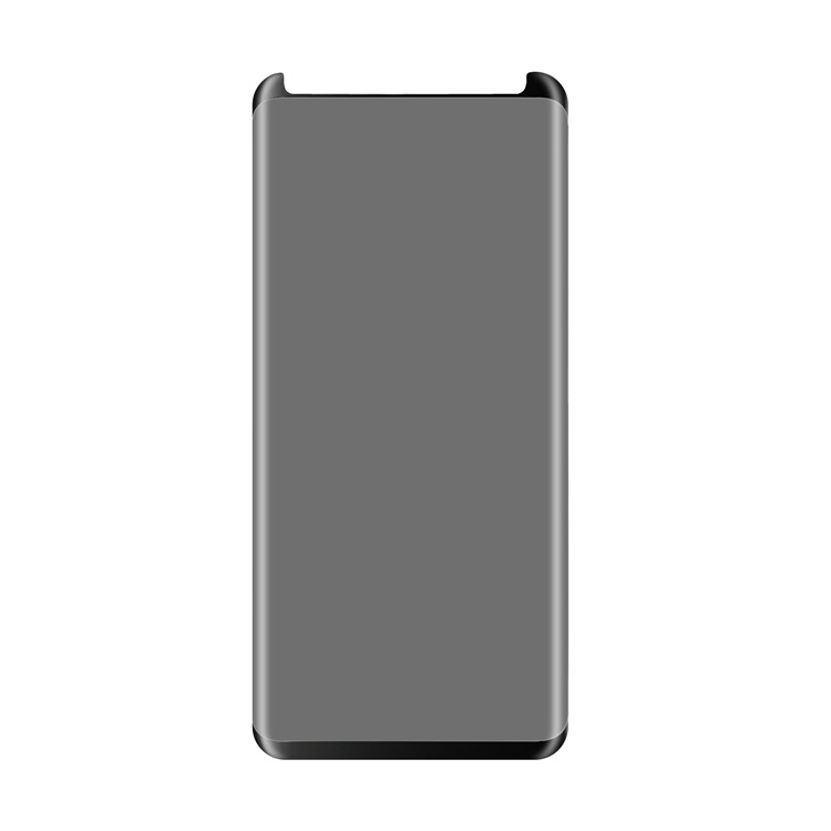 ANGIBABE Anti-spy Silk Printing Komplette Gehärtetem Glas Bildschirm Film Für Samsung Galaxy S9 G960 - Schwarz-4