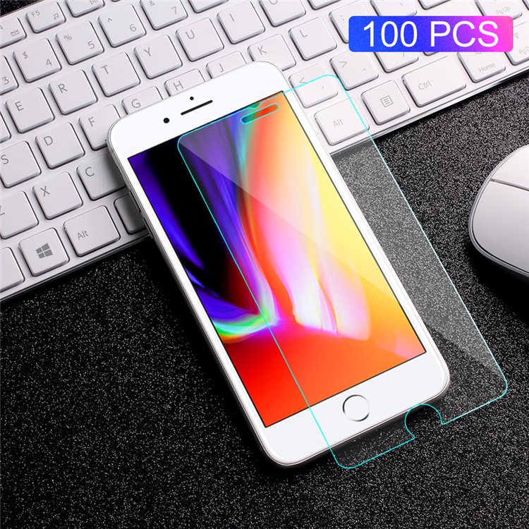 100 Pçs / Set RURIHAI 0.18mm 2.5D Protetor De Tela De Vidro Temperado Para Iphone 8-1