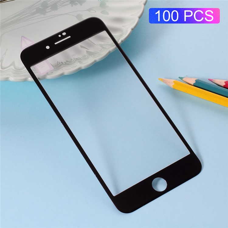 100PCS/Lot RURIHAI 3D Curved Carbon Fiber Tempered Glass Screen Guard Film for iPhone 8 Plus/7 Plus 5.5 inch - Black-1