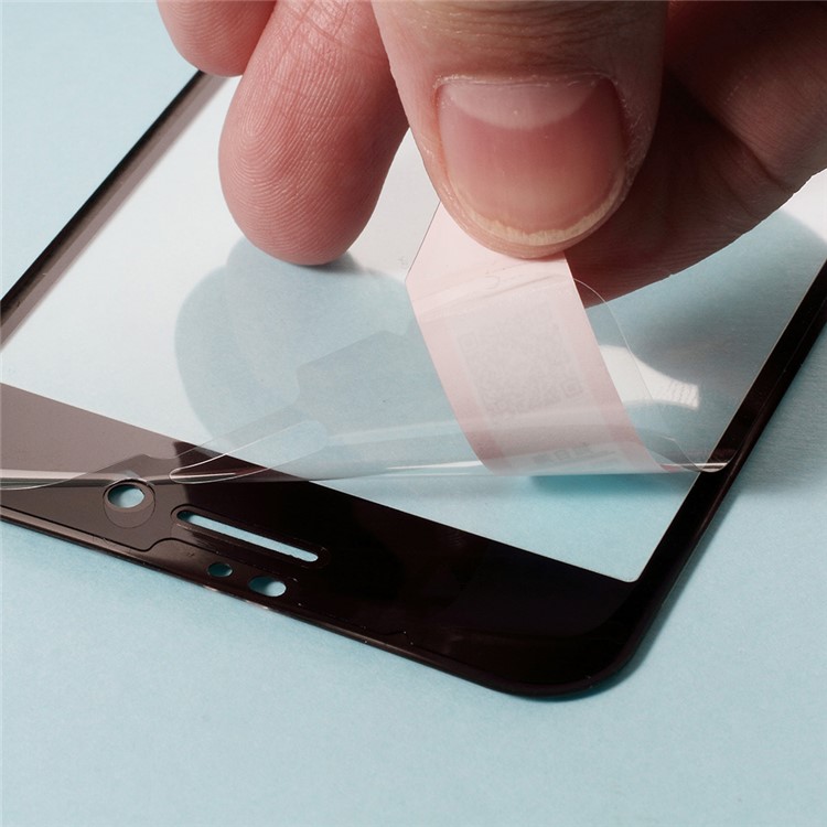 100PCS/Lot RURIHAI 3D Curved Carbon Fiber Tempered Glass Screen Guard Film for iPhone 8 Plus/7 Plus 5.5 inch - Black-2