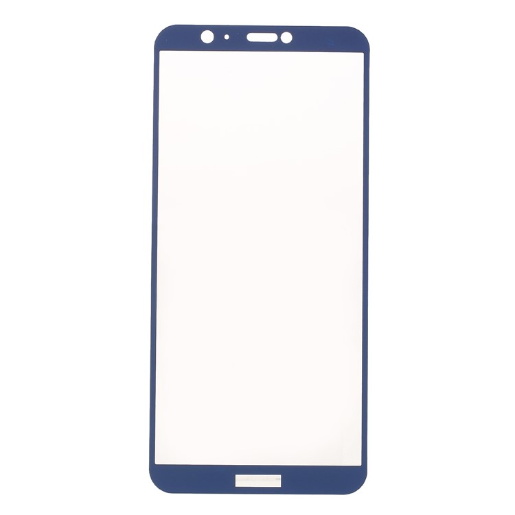 

Для Huawei P Smart / Наслаждаться 7S Шелковой Печати Полный Охват Закаленного Стекла Экран Защитная Пленка - Синий