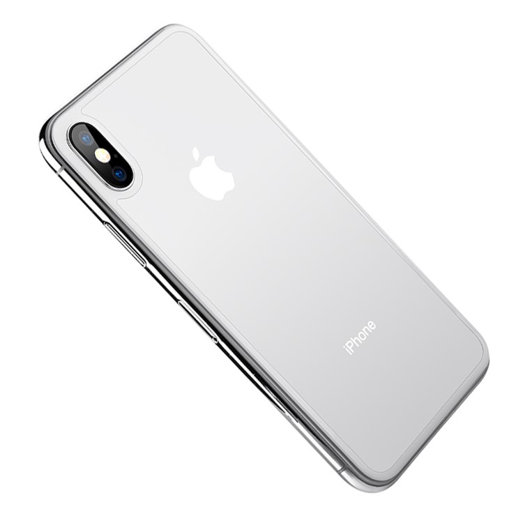 

BENKS KR + PRO Супер Тонкий Мягкий Кромкой Защитный Чехол Для Задней Крышки Для Iphone X - Серебряный, iPhone X