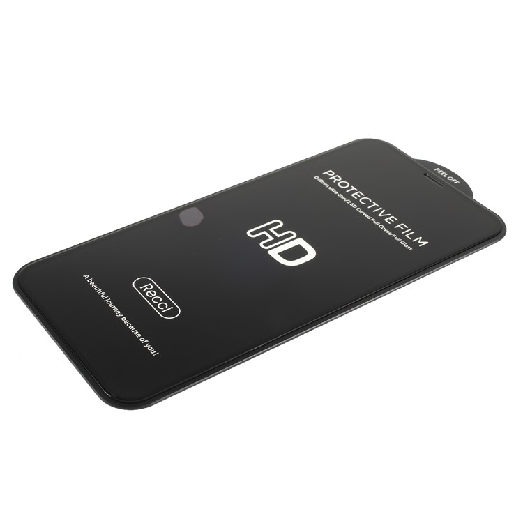 RECCI for iPhone X 0.18mm 2.5D Ultra HD Silk Printing Full Coverage Tempered Glass Screen Protector-5