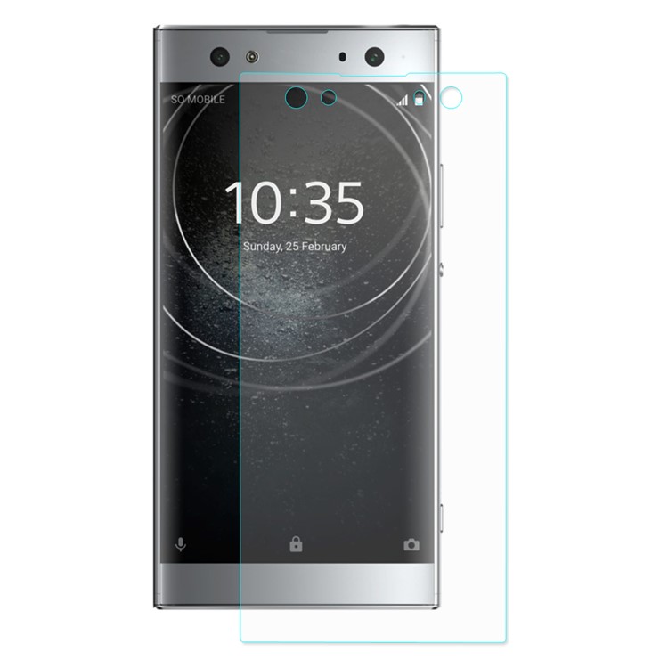ENKAY 0,26 Mm 9 H 2.5D Arc Rand Gehärtetem Glas Displayschutzfolie Für Sony Xperia XA2 Ultra-2