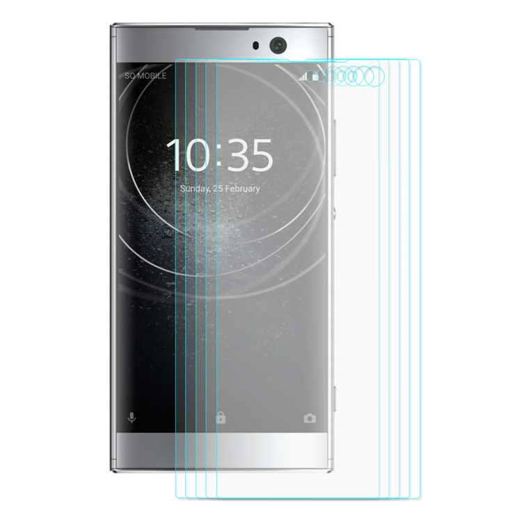 5 Teile / Los HAT PRINCE 0,26mm 9 H 2.5D Arc Rand Gehärtetem Glas Displayschutzfolie Für Sony Xperia XA2-2