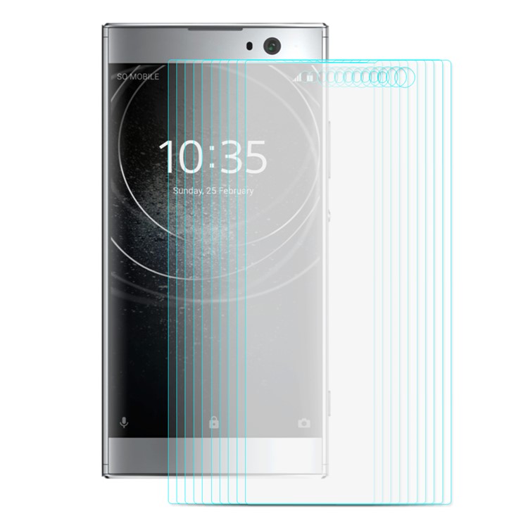 10 Pcs / Lot ENKAY 0.26mm 9H 2.5D Arc Bord Trempé Film De Protection D'écran En Verre Pour Sony Xperia XA2-2