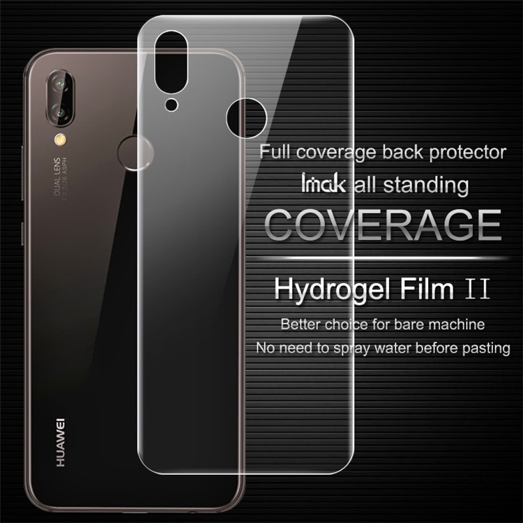 IMAK Soft Clearer Hydrogel Film II Full Cover Back Protector for Huawei P20 Lite/Nova 3e
