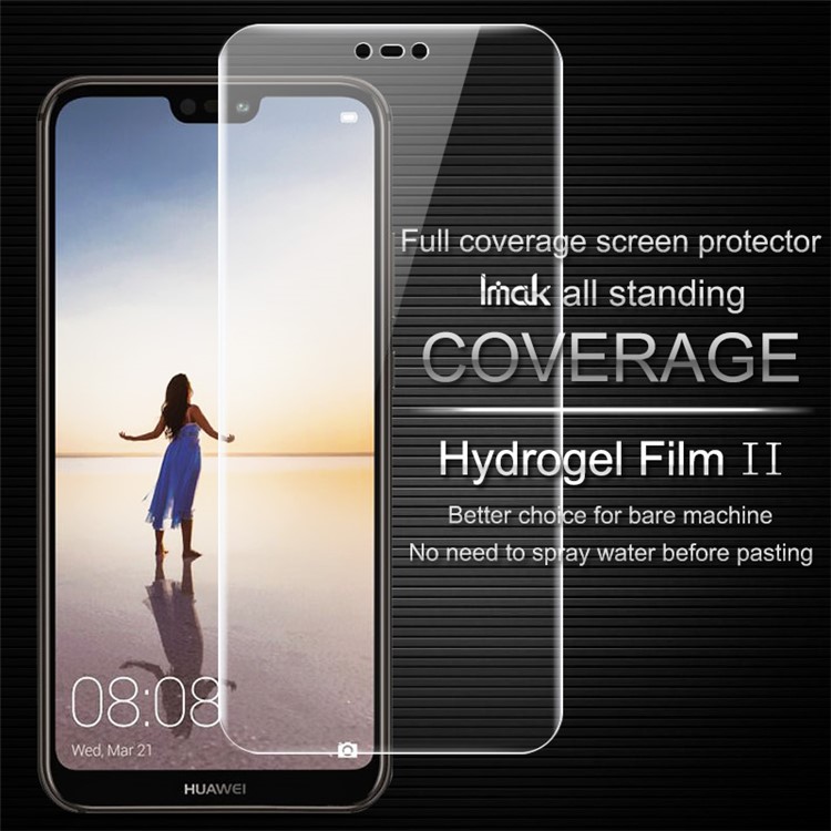 IMAK Soft Clearer Hydrogel Film II Full Cover Front Screen Protector Guard Film for Huawei P20 Lite/Nova 3e (China)
