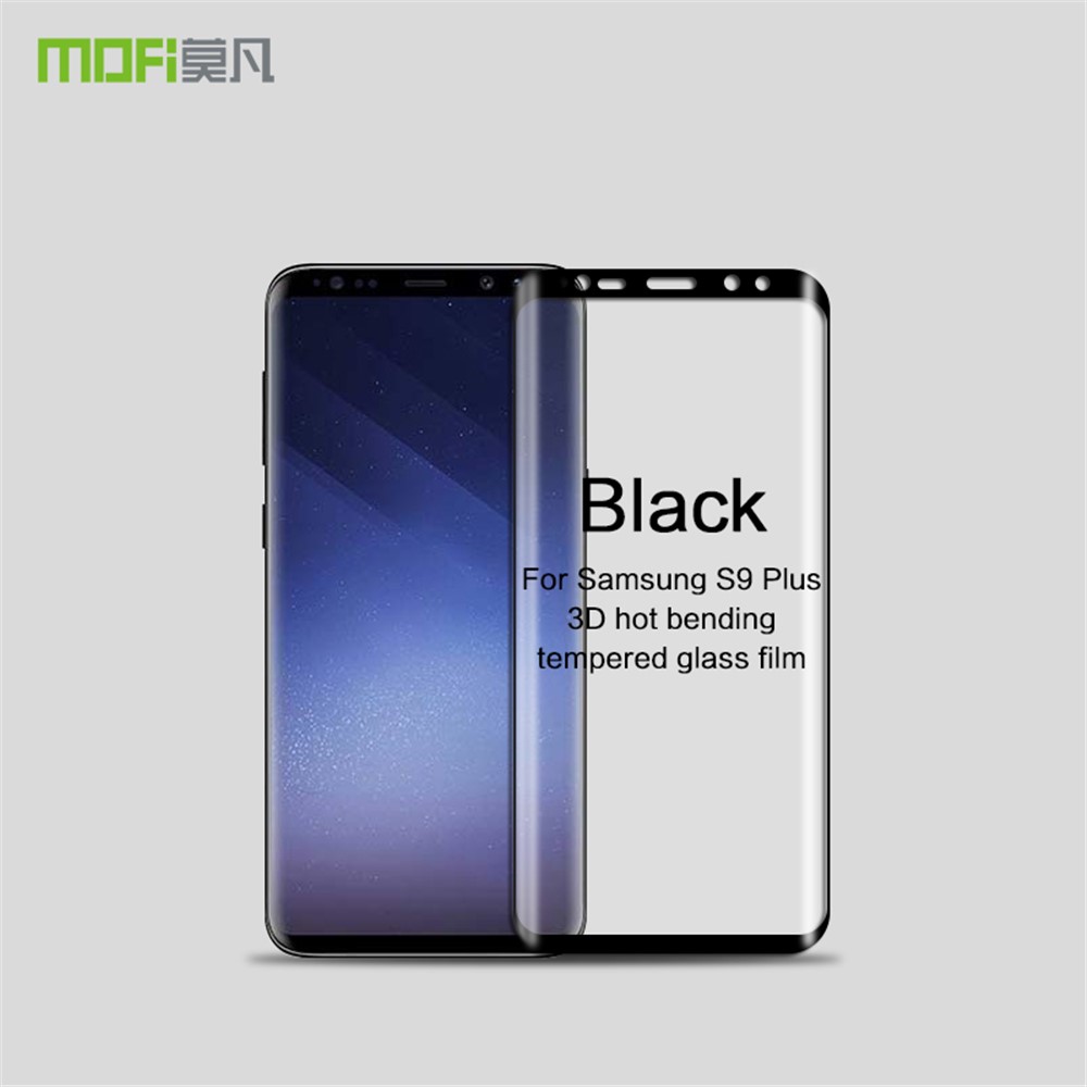 MOFI 3D Gebogene Voller Größe Gehärtetem Glas Displayschutzfolie Für Samsung Galaxy S9 + G965 - Schwarz-3