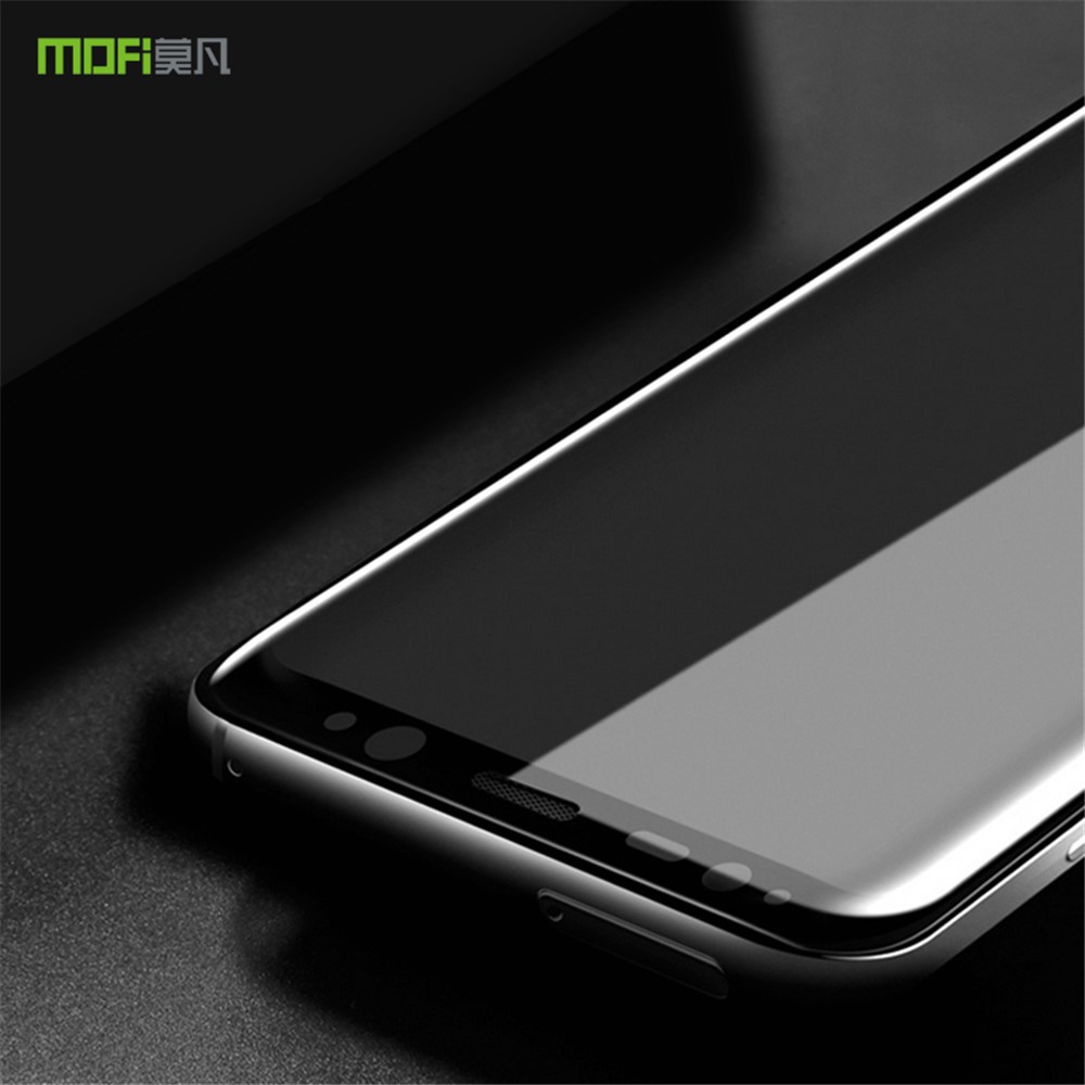 Protector De Pantalla De Cristal Templado De Tamaño Completo Curvado De MOFI 3D Para Samsung Galaxy S9 + G965 - Negro