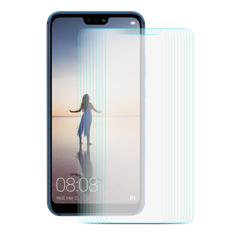 10 Teile / Los ENKAY 0,26mm 9 H 2.5D Arc Rand Gehärtetem Glas Displayschutzfolie Für Huawei P20 Lite / Nova 3e-2
