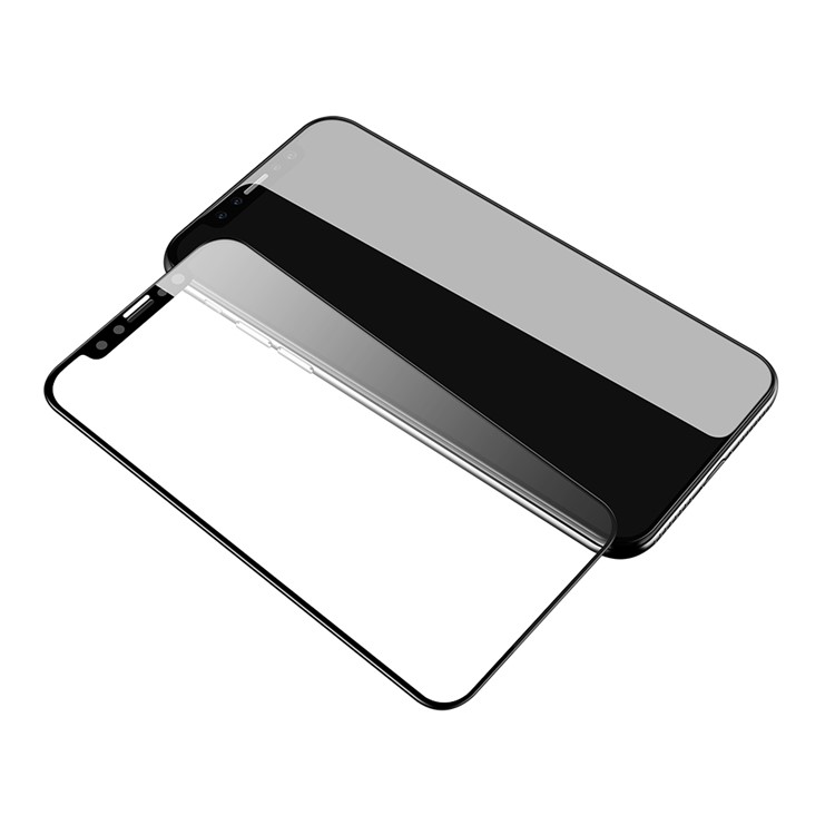 JOYROOM Knights Series 3D Curved HD Clear Tempered Glass Screen Full Cover Film for iPhone X-3