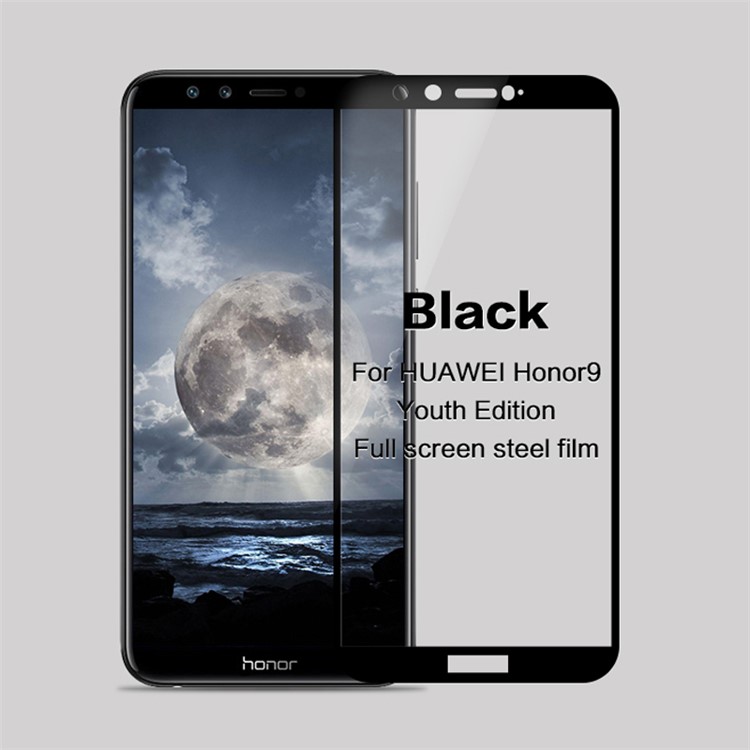 MOFI 9H Anti-burst 2.5D Arc Edge Full Size Tempered Glass Screen Protective Film for Huawei Honor 9 Lite/9 Youth Edition - Black-1