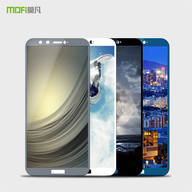 MOFI 9H Anti-burst 2.5D Arc Edge Full Size Tempered Glass Screen Protective Film for Huawei Honor 9 Lite/9 Youth Edition - Black-5