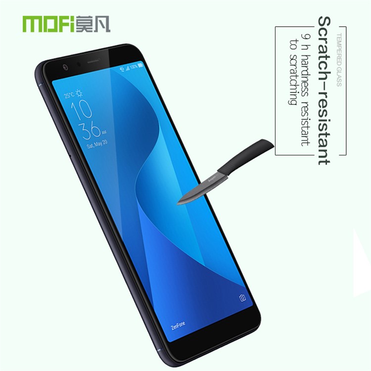 MOFI 9H Full Size Tempered Glass Screen Protector for Asus ZenFone Max Plus (M1) ZB570TL - Black-3