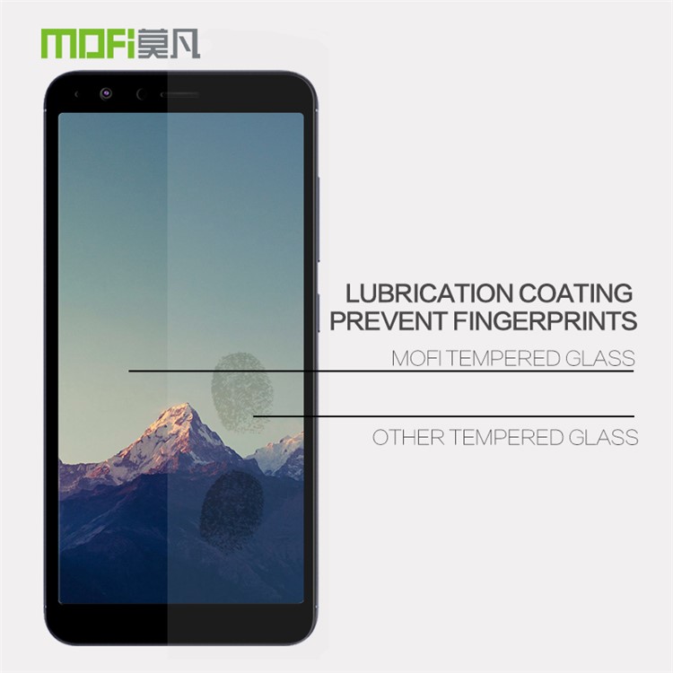 MOFI 9H Full Size Tempered Glass Screen Protector for Asus ZenFone Max Plus (M1) ZB570TL - Black-5