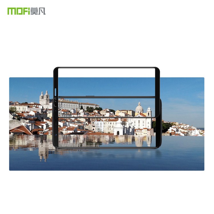 MOFI 3D Curved Full Size Tempered Glass Screen Protector Film for OnePlus 5T - Black-4