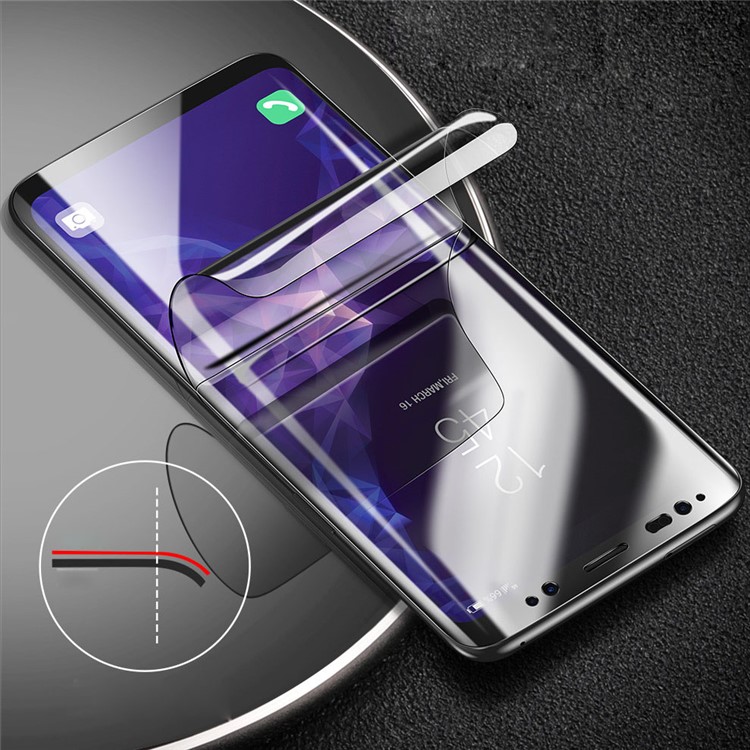CAFELF Soft Hydrogel Anti-blue-ray Full Coverage Screen Guard Film for Samsung Galaxy S8+ SM-G955-3