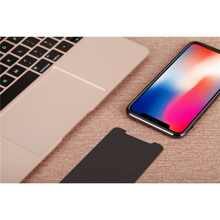 MOMAX 0.3mm 2.5D Full Covered Anti-peep Tempered Glass Screen Protector for iPhone X-8