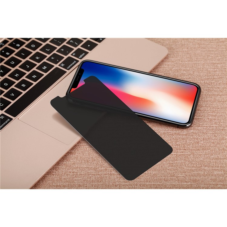 MOMAX 0.3mm 2.5D Full Covered Anti-peep Tempered Glass Screen Protector for iPhone X-9