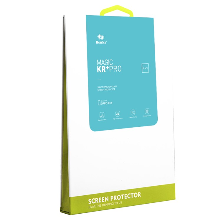 BENKS Magic KR+PRO 0.23mm Tempered Glass Protector Film for Oppo R15-5