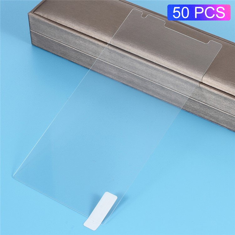 50PCS/Lot for Lenovo Phab2 Plus 6.4 inch 0.3mm Tempered Glass Screen Protector Arc Edge-1