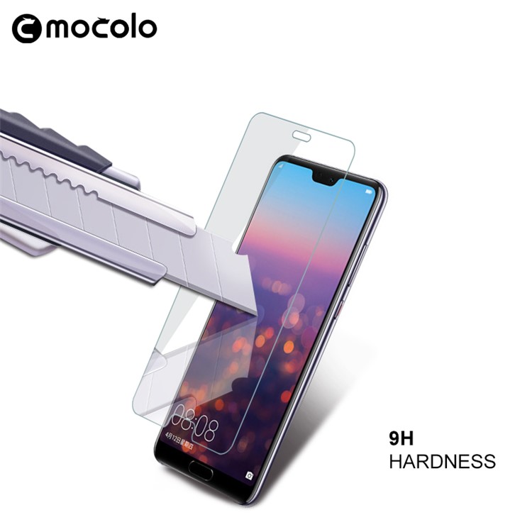 MOCOLO Incurvé Pleine Couverture En Verre Trempé Protecteur D'écran Pour Huawei P20 Pro - Transparent-3