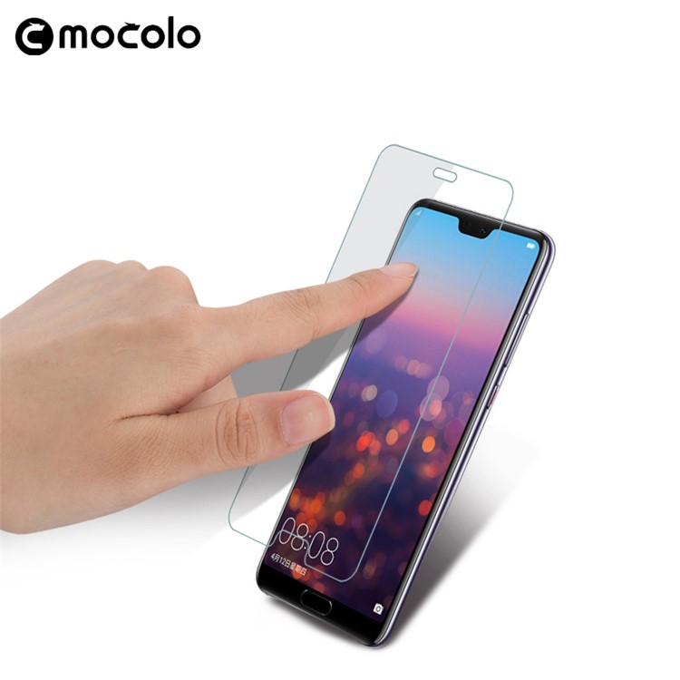 MOCOLO Incurvé Pleine Couverture En Verre Trempé Protecteur D'écran Pour Huawei P20 Pro - Transparent-4