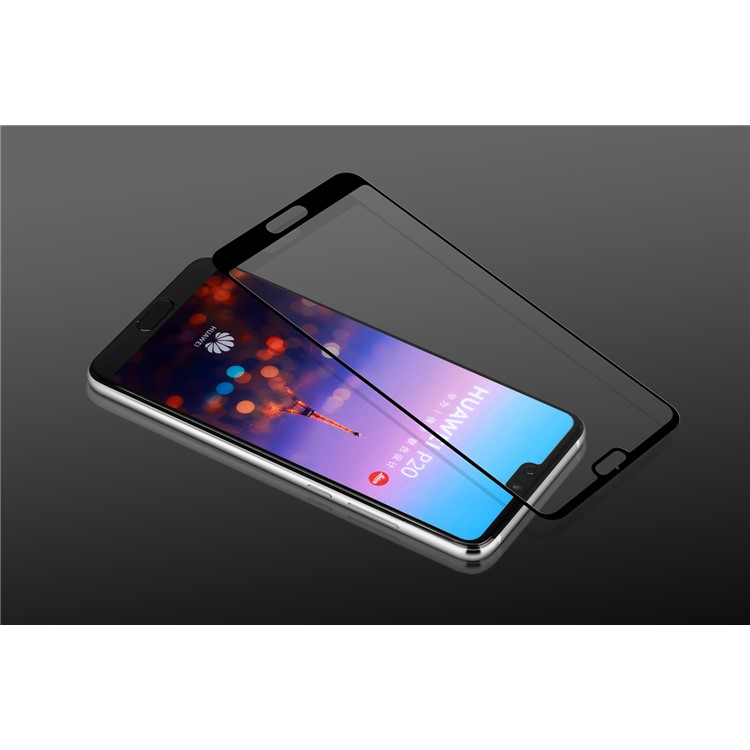 MOMAX 0.3mm Full Size Anti-explosion Tempered Glass Protector Film for Huawei P20 - Black-8