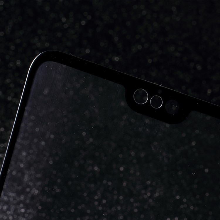 Silk Printing Full Size Tempered Glass Screen Protector for Huawei P20 - Black-4