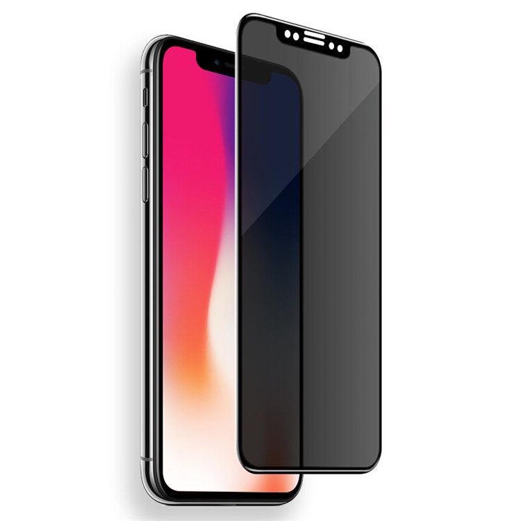 RURIHAI PRO+ 0.26MM Anti-peep Full Screen Tempered Glass Protector for iPhone X-1