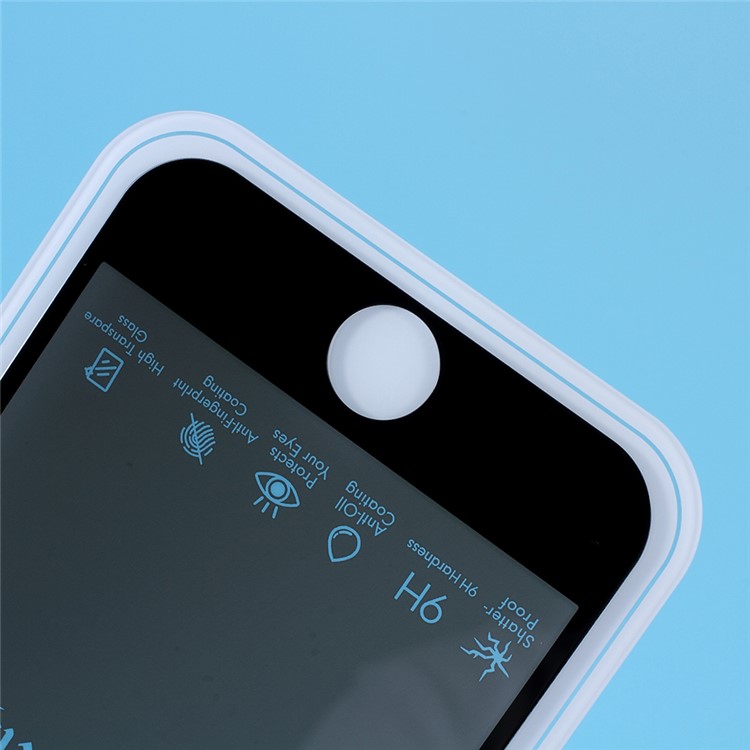 RURIHAI PRO+ 0.26mm 180 Degree Anti-peep Full Size Screen Tempered Glass Protector for iPhone 8 Plus / 7 Plus 5.5 inch - Black-7
