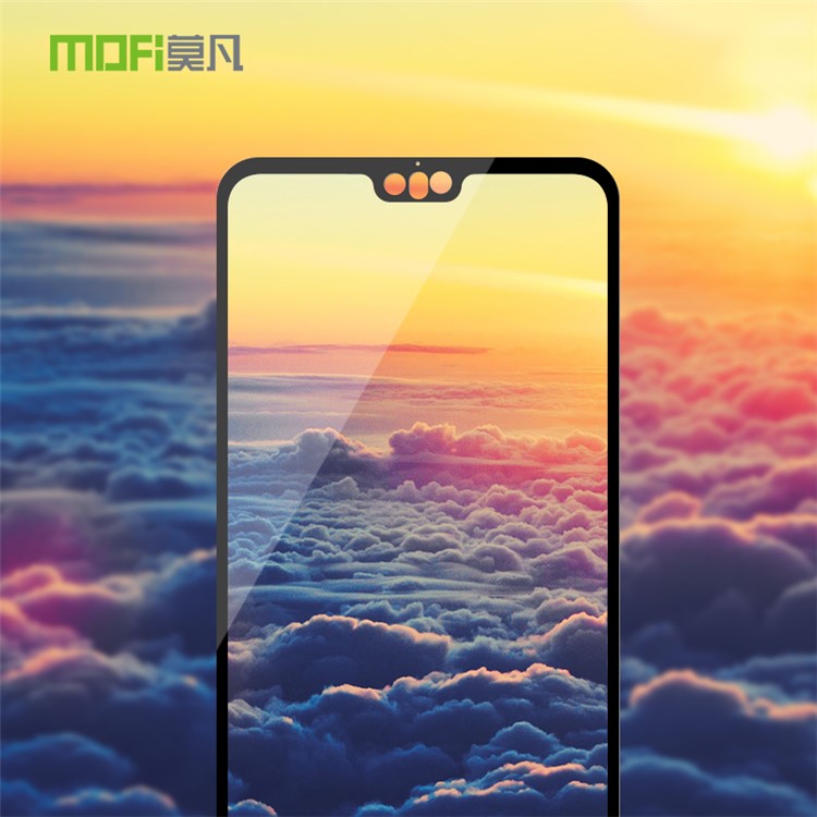 MOFI 9H Anti-burst 2.5D Arc Edge Full Size Tempered Glass Screen Protective Film for Huawei P20 Pro - Black-3