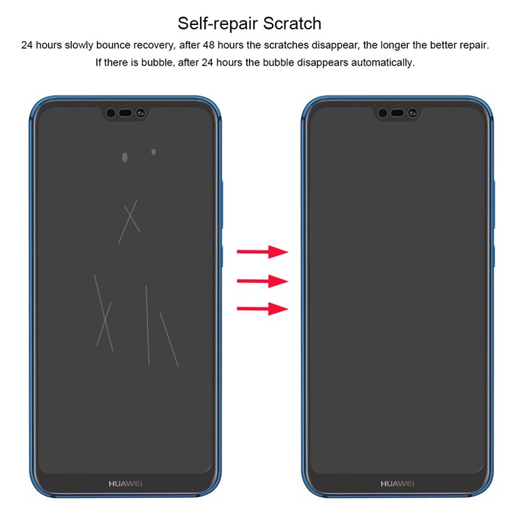 CHAPÉU DO PRÍNCIPE 0.1mm Anti-explosão Cobertura Completa Filme De Guarda De Tela Para Huawei P20 Lite / Nova 3e-3