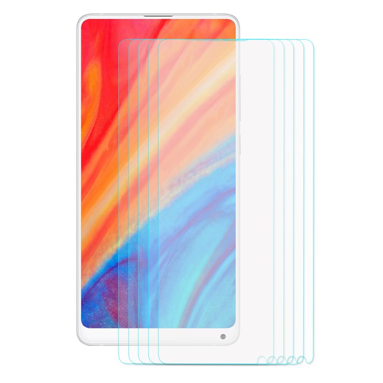 5PCS/Set HAT PRINCE 0.26mm 9H 2.5D Arc Edge Tempered Glass Screen Protector for Xiaomi Mi Mix 2s / 2-2
